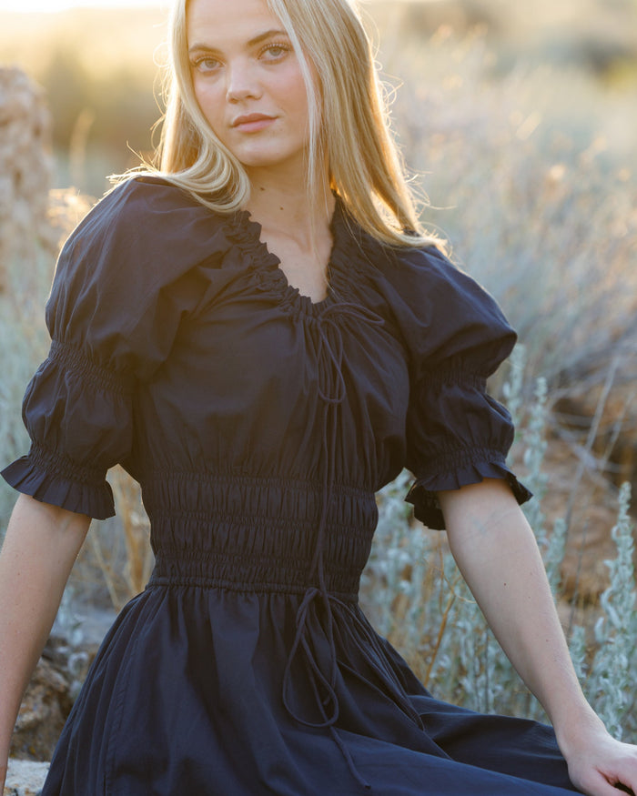Long Way Home Dress - Navy