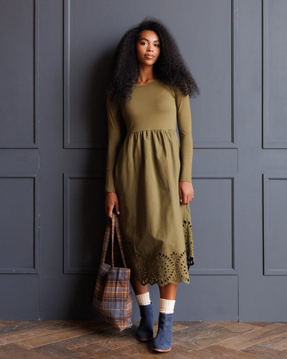 Embroidered Hybrid Dress