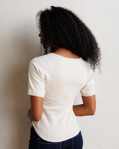 Pointelle Pretty Top