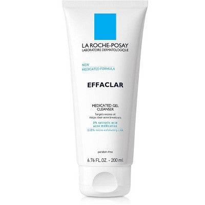 La Roche Posay Effaclar Acne Face Cleanser Medicated Gel 6.76 fl oz - New
