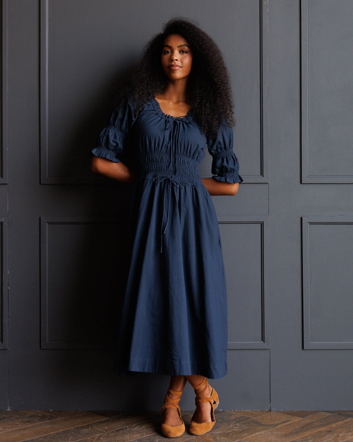 Long Way Home Dress - Navy