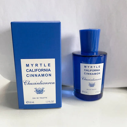 Luxury Blue Mediterranean Unisex Perfume Fresh Fruity Ultimate Charm Fragrance Natural Wood Couple Premium Eau De Toilette 50ml
