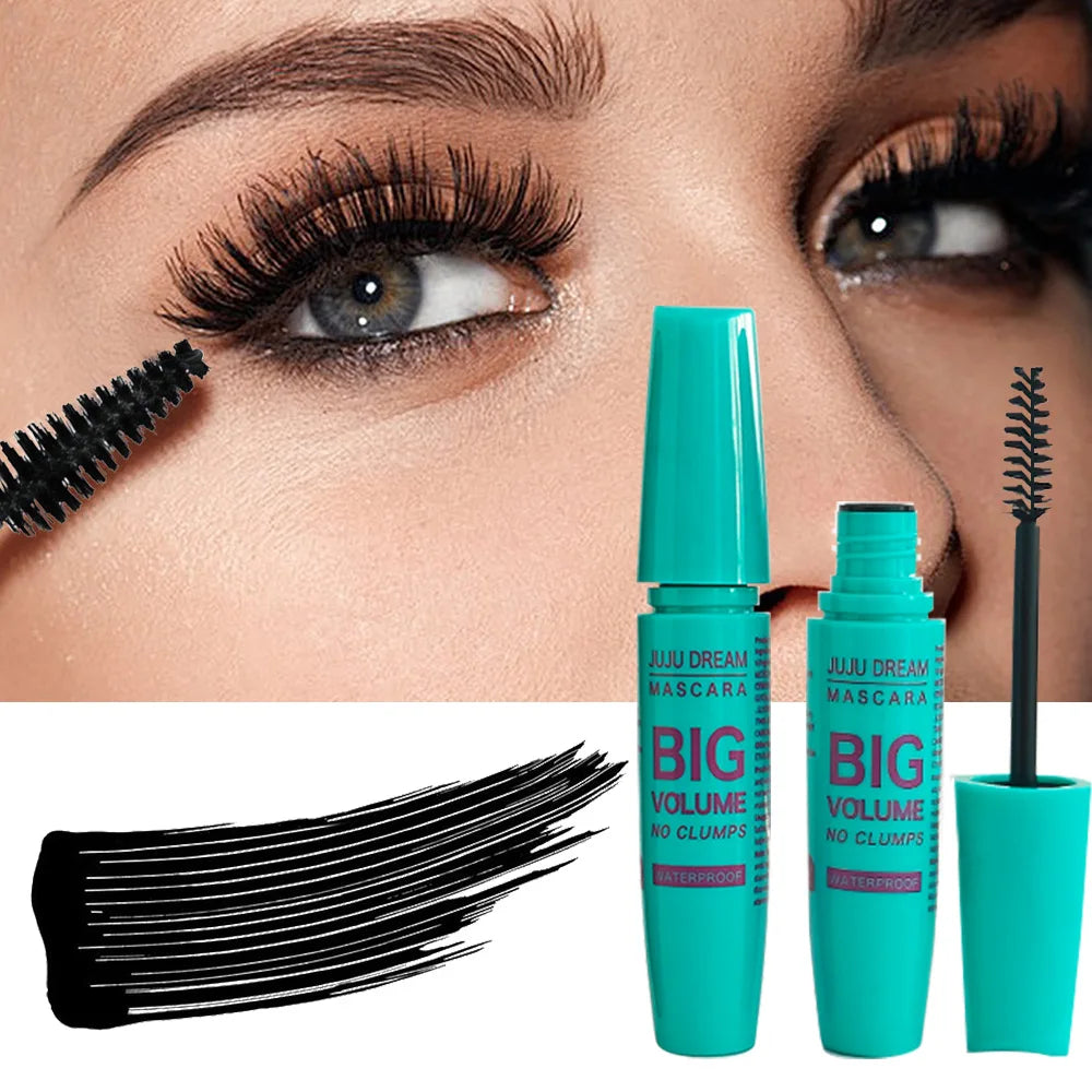 4D Curling Mascara – Lengthening, Waterproof, Sweatproof, Long-Lasting, Smudge-Proof, Unisex, Gentle, Certified
