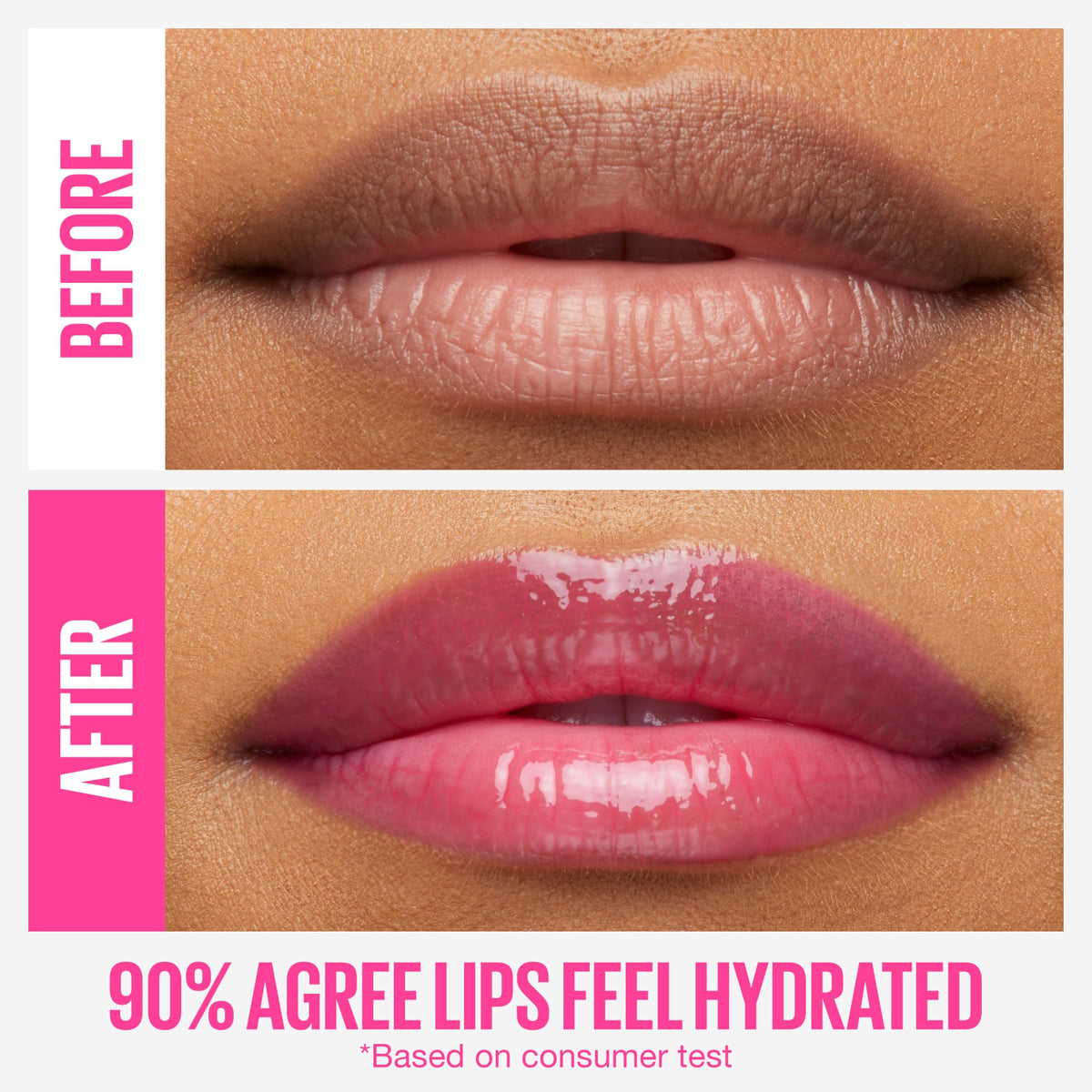 Maybelline Lifter Gloss, Hydrating Honey'd Lip Gloss with Hyaluronic Acid, High Shine for Plumper Looking Lips, Honey, 1 Count