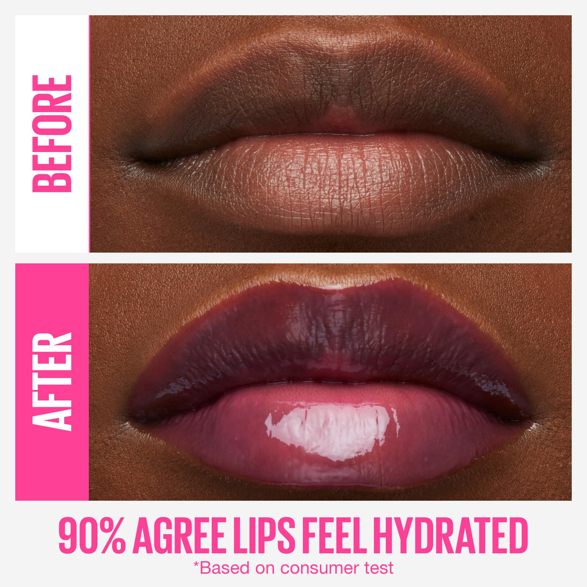 Maybelline Lifter Gloss, Hydrating Honey'd Lip Gloss with Hyaluronic Acid, High Shine for Plumper Looking Lips, Honey, 1 Count