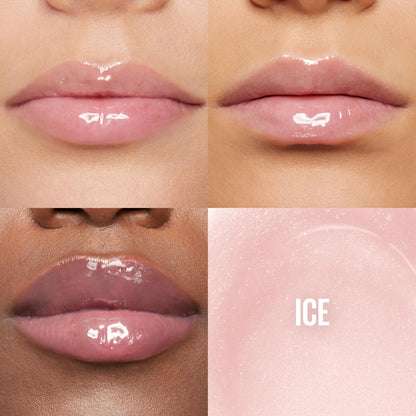 Maybelline Lifter Gloss, Hydrating Honey'd Lip Gloss with Hyaluronic Acid, High Shine for Plumper Looking Lips, Honey, 1 Count