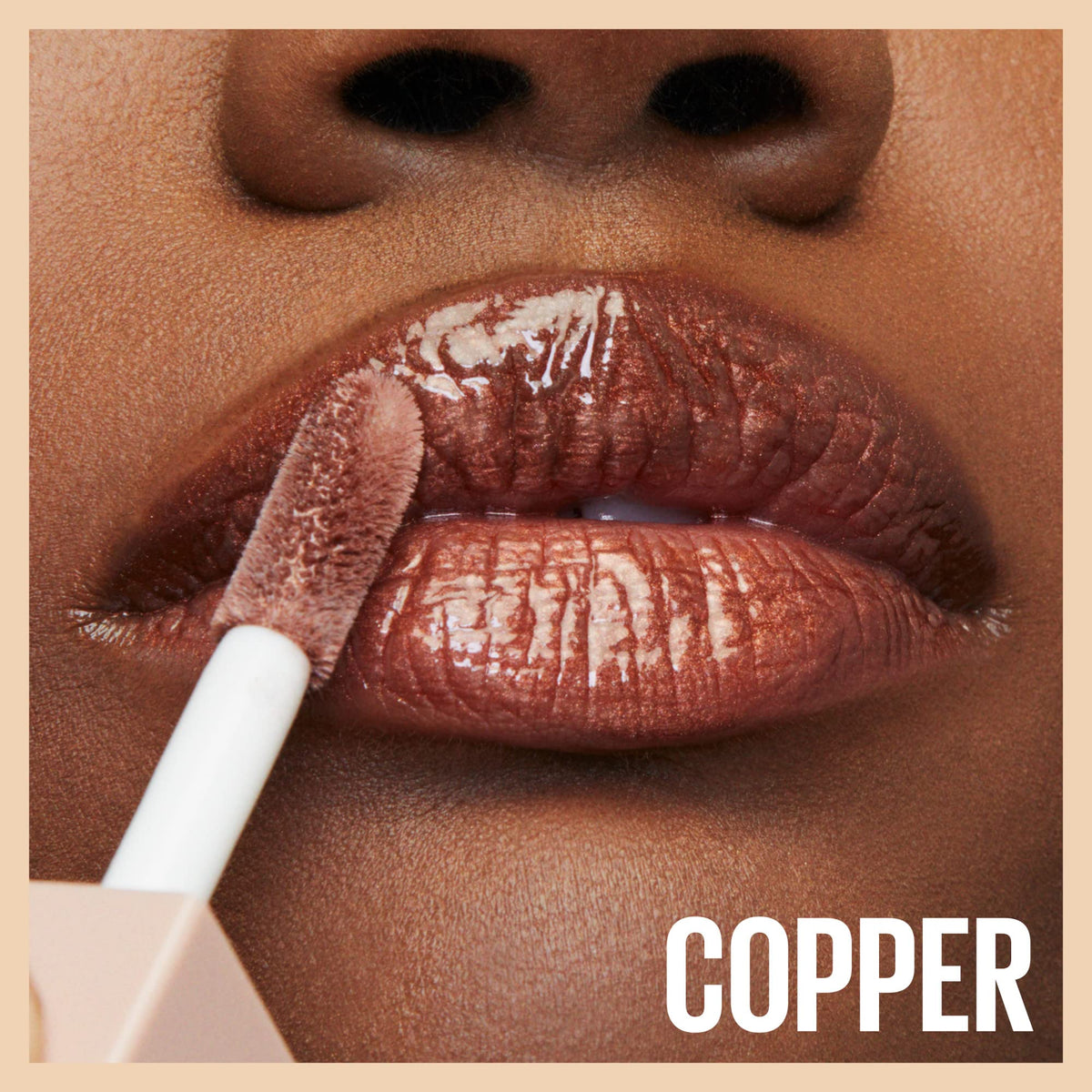 Maybelline Lifter Gloss, Hydrating Honey'd Lip Gloss with Hyaluronic Acid, High Shine for Plumper Looking Lips, Honey, 1 Count