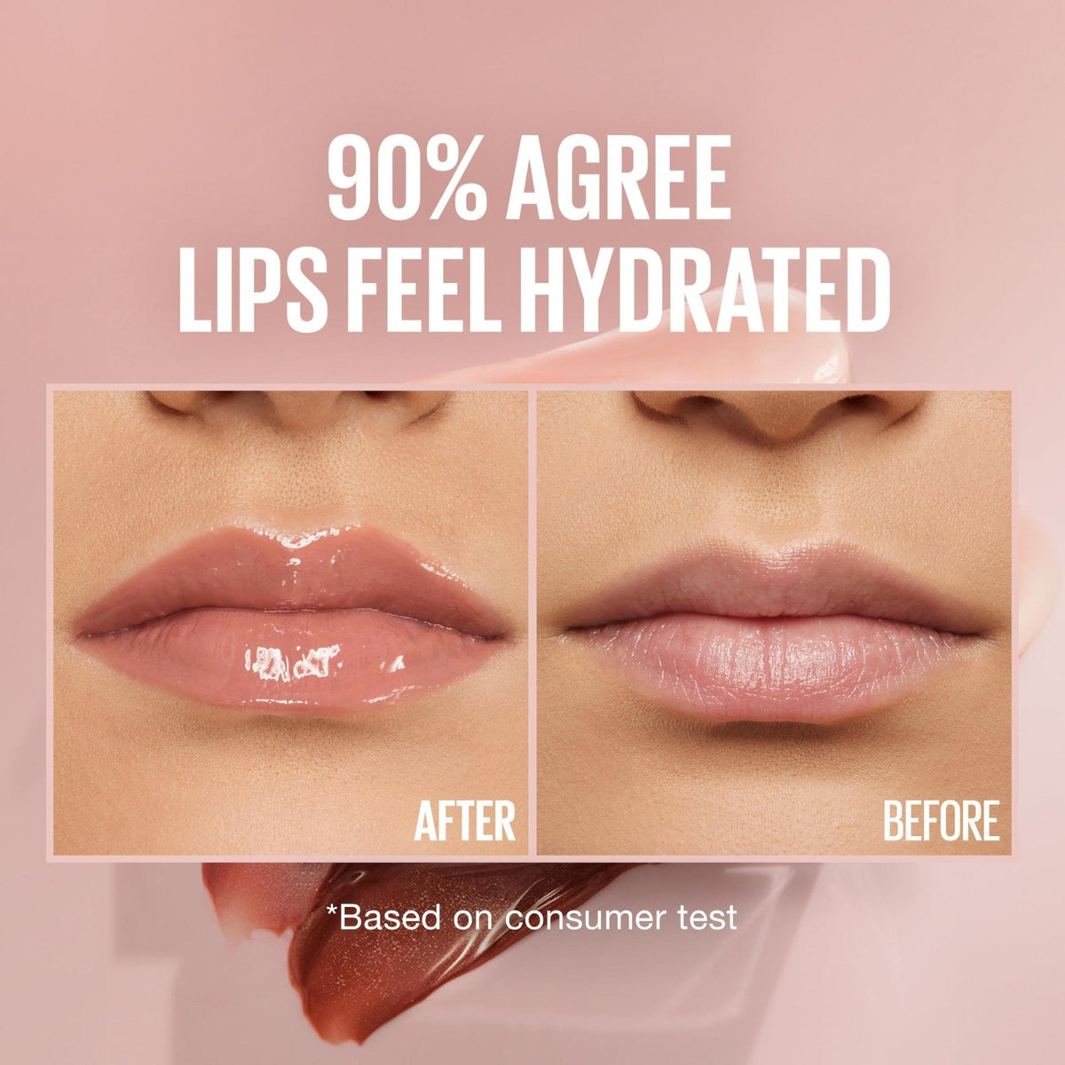 Maybelline Lifter Gloss, Hydrating Honey'd Lip Gloss with Hyaluronic Acid, High Shine for Plumper Looking Lips, Honey, 1 Count
