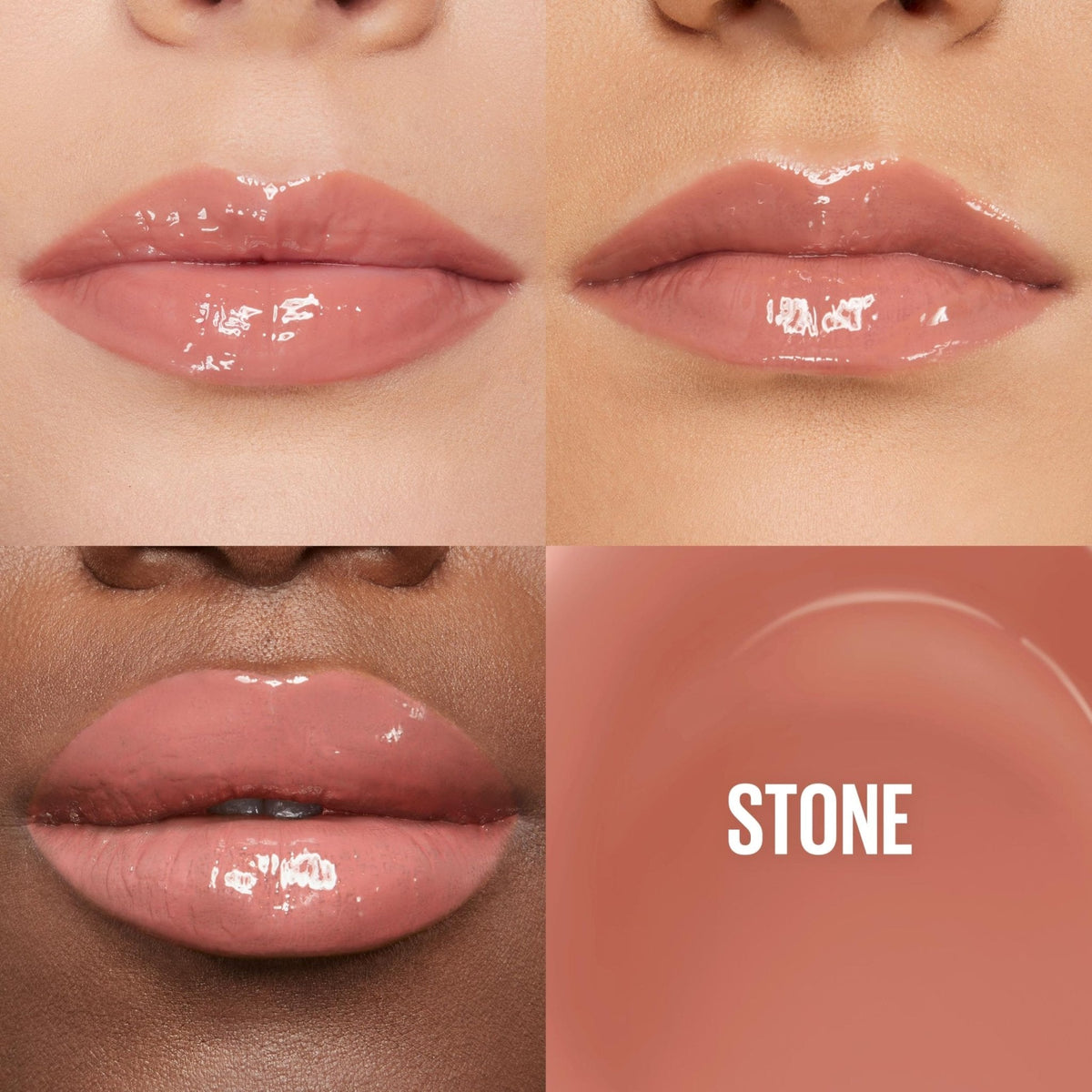 Maybelline Lifter Gloss, Hydrating Honey'd Lip Gloss with Hyaluronic Acid, High Shine for Plumper Looking Lips, Honey, 1 Count