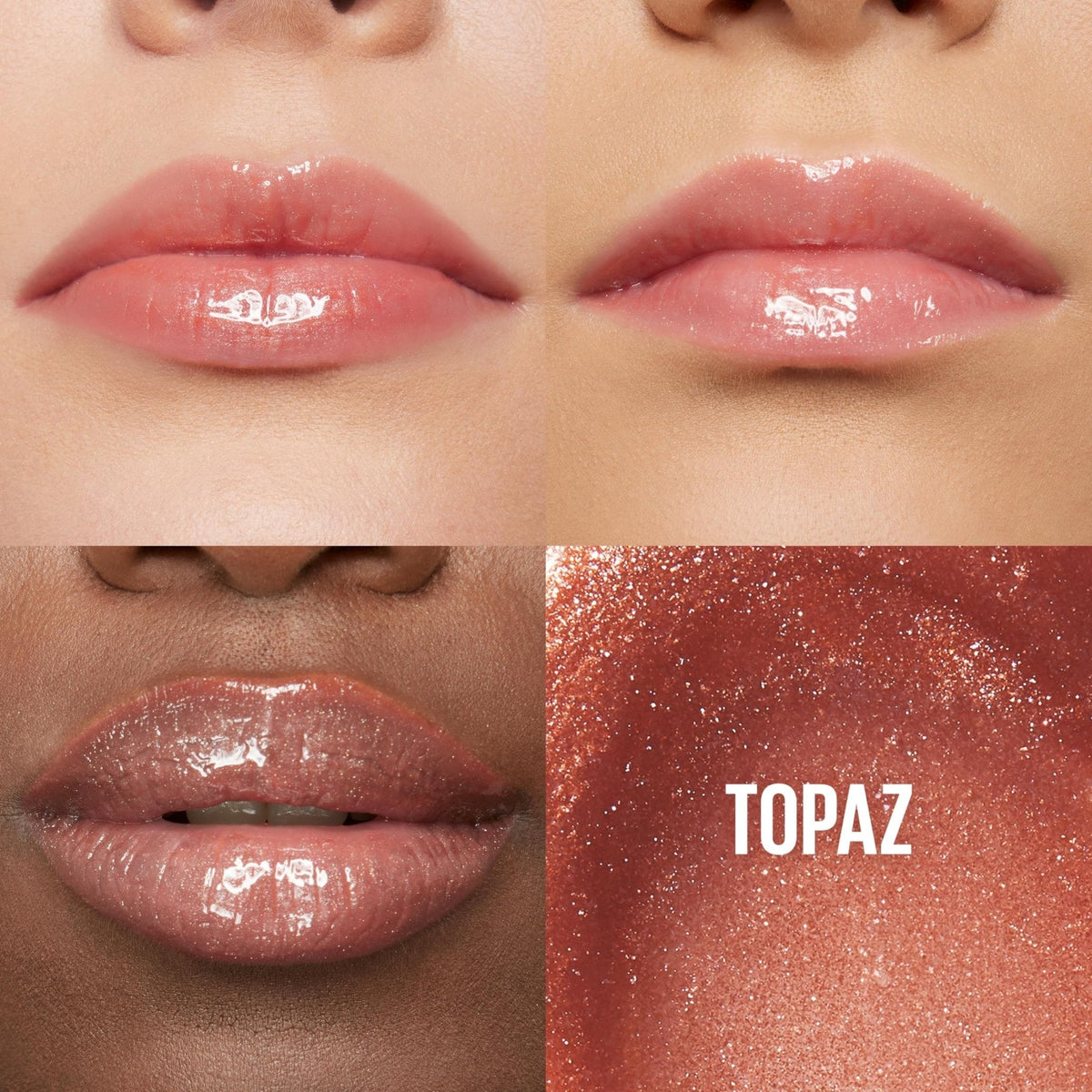 Maybelline Lifter Gloss, Hydrating Honey'd Lip Gloss with Hyaluronic Acid, High Shine for Plumper Looking Lips, Honey, 1 Count