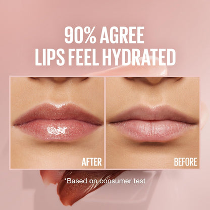 Maybelline Lifter Gloss, Hydrating Honey'd Lip Gloss with Hyaluronic Acid, High Shine for Plumper Looking Lips, Honey, 1 Count